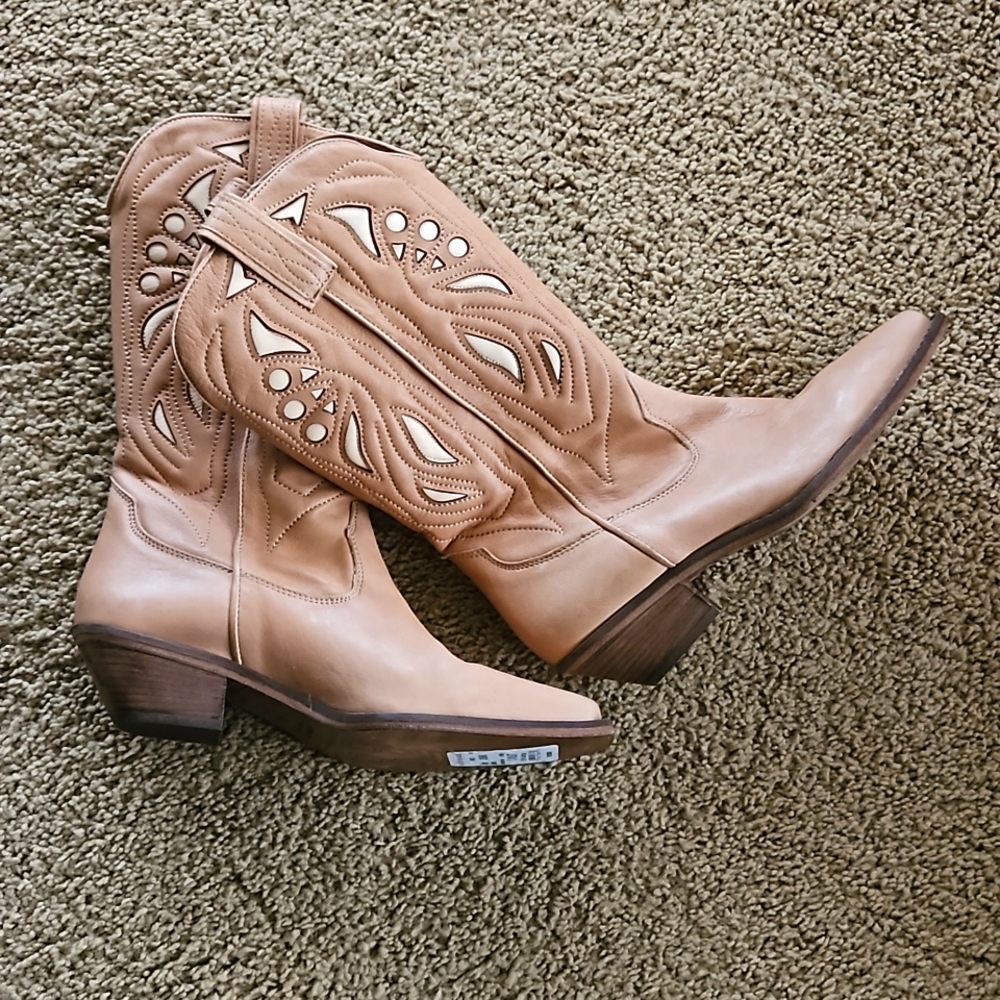 Free People rancho mirage cowboy boots